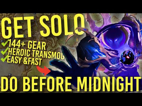 DON'T MISS!  Heroic Raid Transmog & 144+ Weapon SOLO World of Warcraft Midnight