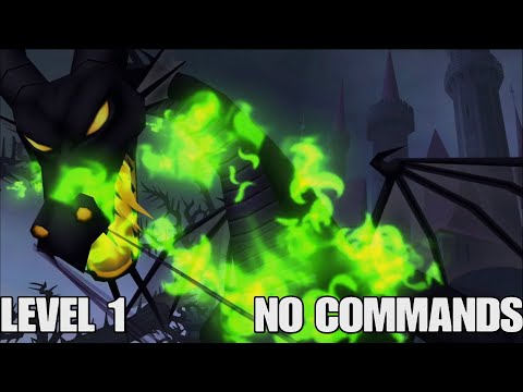Kingdom Hearts BBS - Dragon Maleficent (Level 1/Critical/No Commands/No Damage) 