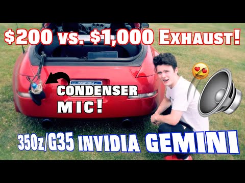 $200 eBay Exhaust vs. $1,000 Invidia Exhaust - 350z/G35 VQ
