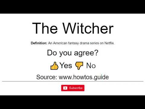 How to Pronounce / How to Say: The Witcher