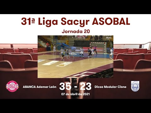 31ª Liga Sacyr ASOBAL J26: ABANCA Ademar León - Disca Modular Cisne 35-23