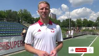 Michał Lange odczuwa w nogach ostatnie zgrupowanie. W meczach z Irlandią nie wyglądało to dobrze...