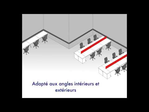 Montage de la goulotte électrique SH — simple et adapté à vos environnements