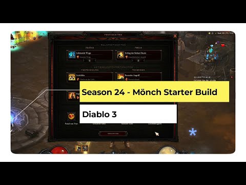 Diablo 3 - Mönch: Starter Build (Season 24, Patch 2.7.1)