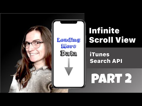How to make an infinite scroll view in SwiftUI - iTunes Search API - PART 2/7 thumbnail