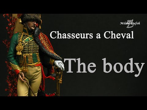 Painting miniatures - Chasseurs a Cheval 75 mm - Body