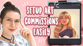 The BEST way for artists to set up commissions