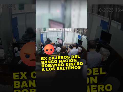 Robo en Banco Nación de Orán