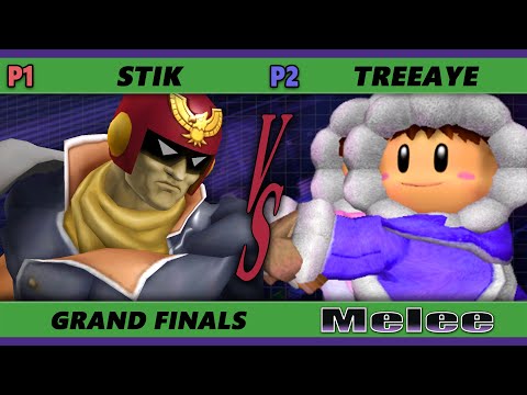 S@X 441 GRAND FINALS - Stik (Captain Falcon) Vs. Treeaye [L] (Ice Climbers) Smash Melee - SSBM
