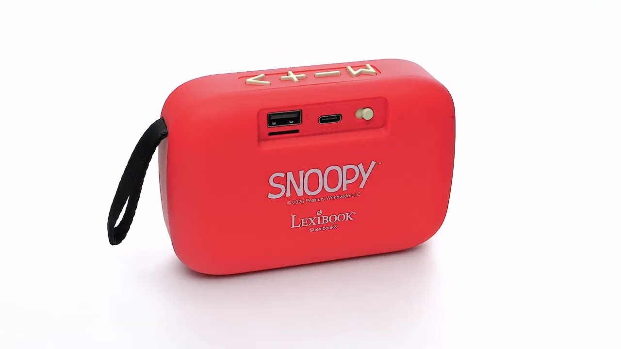 Lexibook Snoopy mit Stoffoberfläche