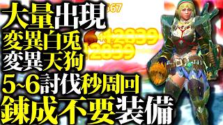 【無微課金勢にも良】錬成不要5～6秒で大量出現変異ウルクスス＆ビシュテンゴSPワンパン周回装備・期待値＆実戦紹介【モンハンナウ】