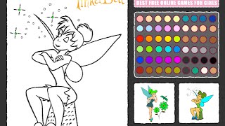 Tinkerbell Coloring Pages For Kids - Tinkerbell Coloring Pages Games
