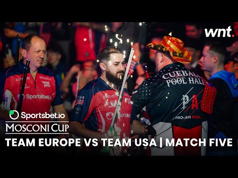 TEAM EUROPE VS TEAM USA | Match Five | 2025 Mosconi Cup