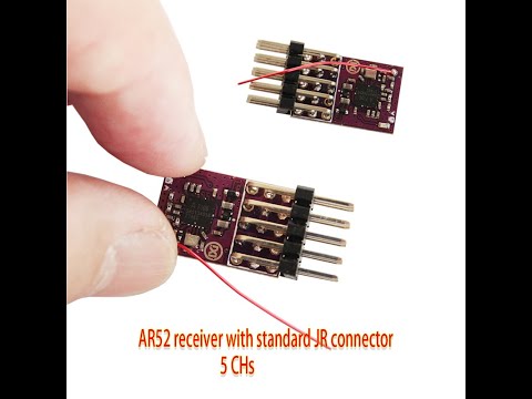 AR52-S Futaba S-FHSS receiver binding and servo movements