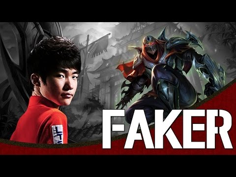 SKT Faker as Zed vs Cassiopeia mid Season 7