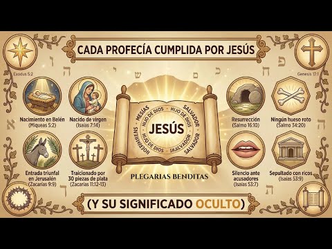 Cada Profecía cumplida por Jesús en el Antiguo Testamento