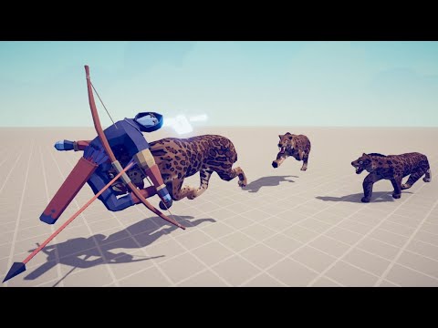 Backstab by 3 Smilodons in ALL UNITS 1 vs 1 itself TABS Mod Totally Accurate Battle Simulator