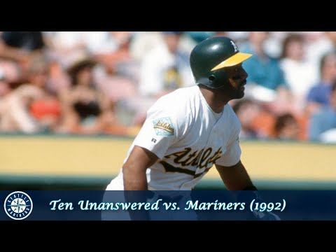 Oakland A's Offensive Outbursts Episode 26 vs. Seattle Mariners (1992)
