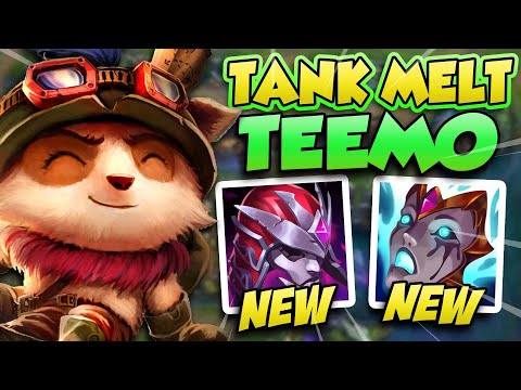 ONE SHOT TANKS WITH NEW SEASON 12 TEEMO ITEMS  - League of Legends