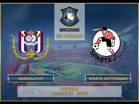 AFL. Benelux. Cup. 1/8. Anderlecht - Sparta Rotterdam