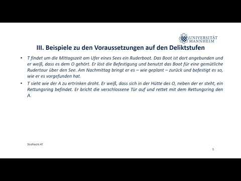 Strafrecht AT Teil 3