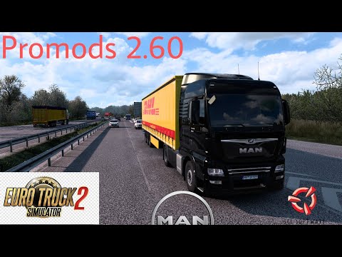 4K ETS2 1.43 | MAN TGX 18.500 Euro6 | Calais(F)-Felixstowe(GB) | with a DHL trailer (fertilizer 20t)