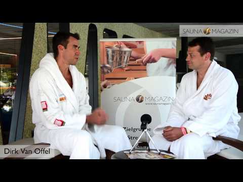 Saunameister Dirk van Offel im Interview bei der Sauna EM 2015