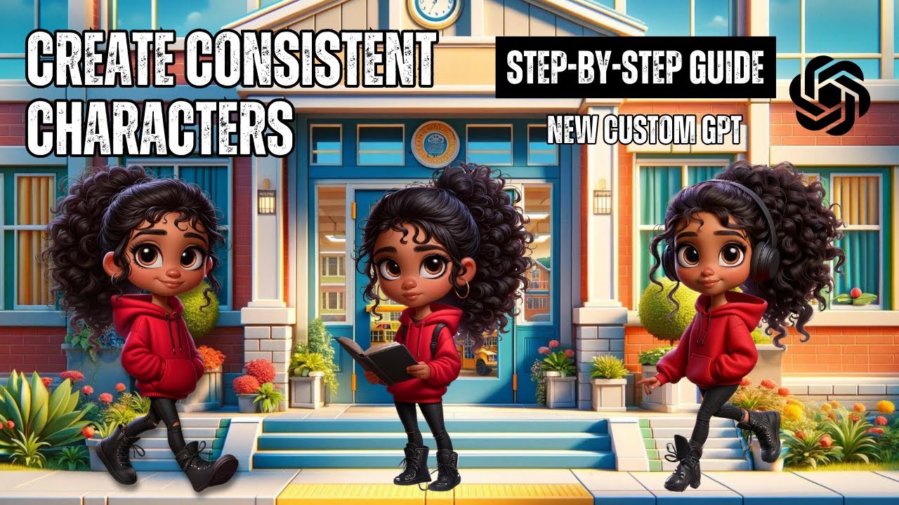 Create Consistent Characters in Dalle-3 Custom GPT for a Children's Book and Animated Video, Part 1