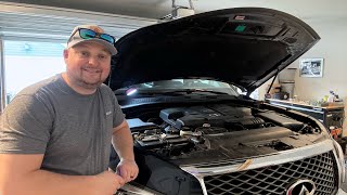 2015 Infiniti QX80 spark plug change #diy #infiniti #maintenance