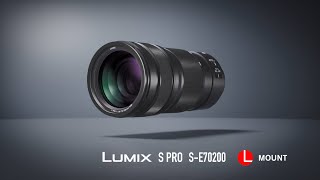 Video thumbnail for Lichtstarkes LUMIX S Tele-Zoom | LUMIX S-E70200 | 70 – 200 mm | F2.8 | Panasonic Produktvorstellung by Panasonic Deutschland