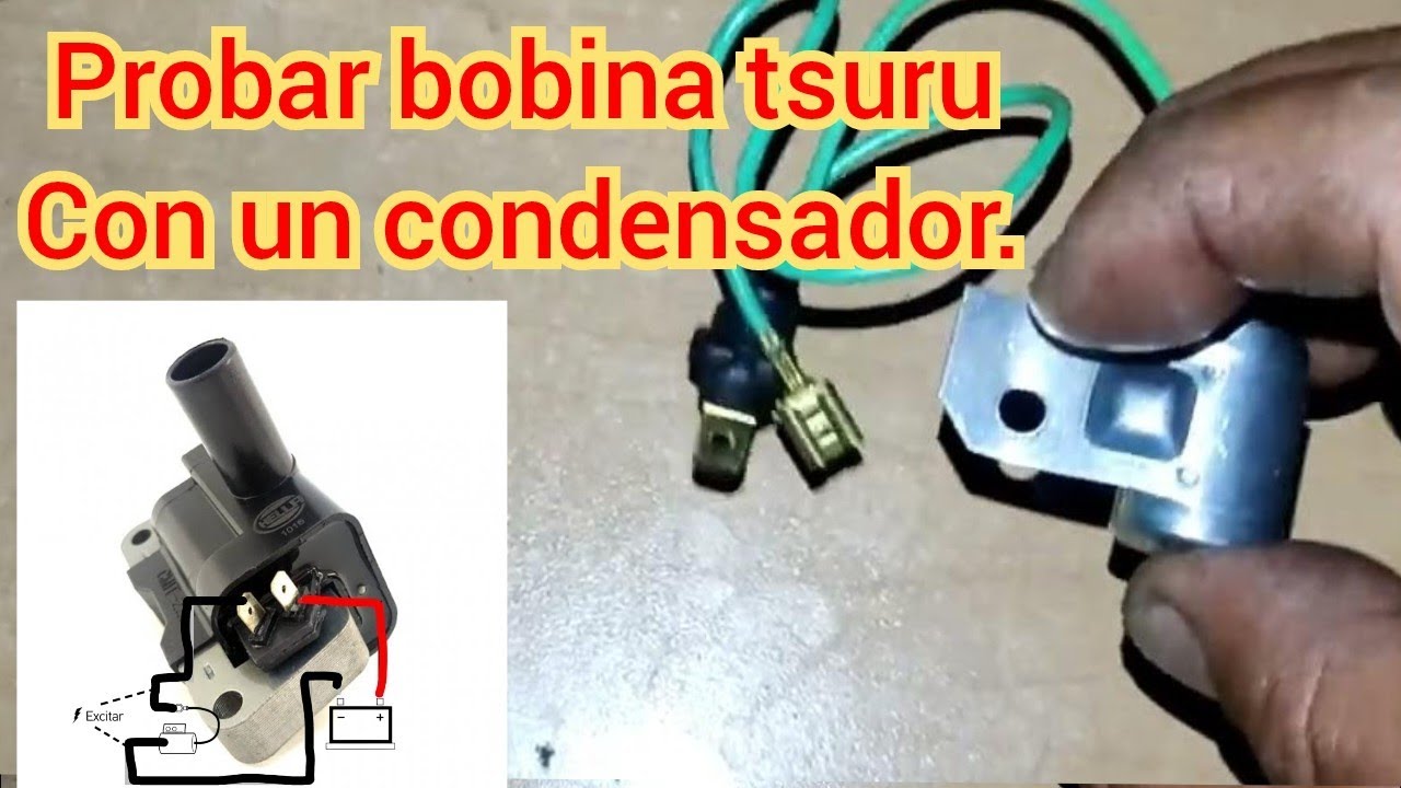 Probar bobina de Tsuru con un condensador.😁
