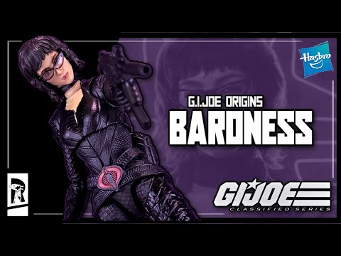 Hasbro G.I.JOE Classified Series G.I.JOE Origins The Baroness Figure Review