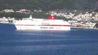 preview picture of video 'Cruise Europa- Exiting the port of Igoumenitsa'