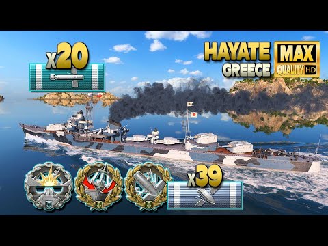 Destroyer Hayate: Powerfull torpedos - World of Warships
