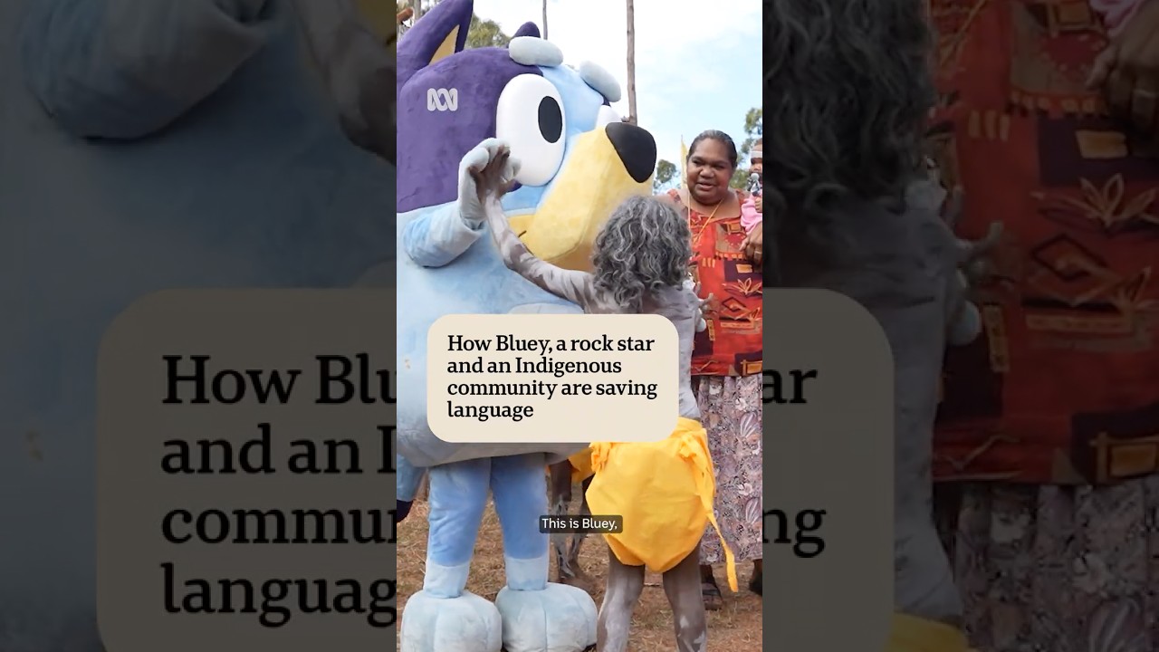 How Bluey, a rock star and an Indigenous community are saving language | ABC NEWS