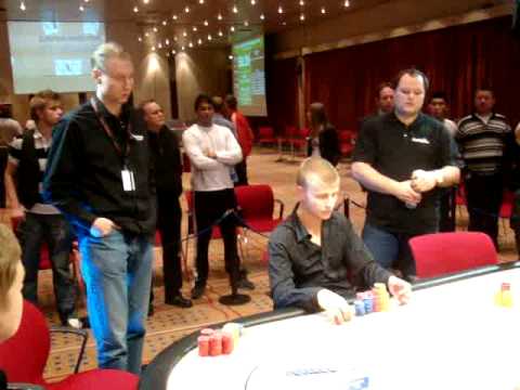 Petter Peterson eliminated - EPT Copenhagen