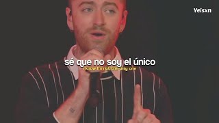 Sam Smith - I'm Not The Only One (live) // Español + English