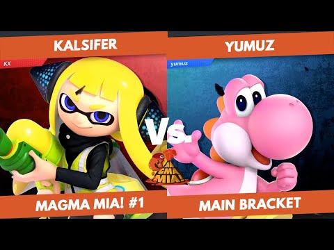 Kalsifer(Inkling/Piranha Plant) vs Yumuz(Yoshi) - Main Bracket - MAGMA MIA! #1