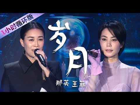 两大歌后王菲Faye Wong、那英Na Ying合唱《岁月》（一小时循环版）| 中国音乐电视 Music TV
