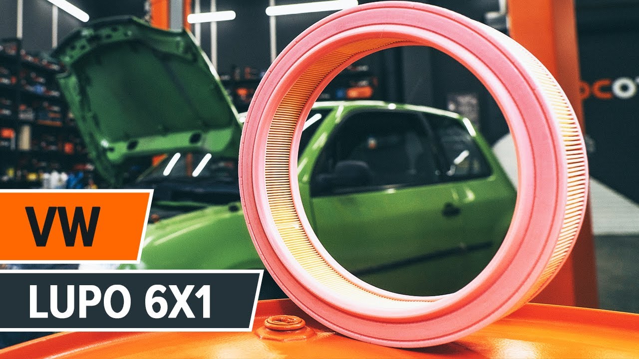Kako zamenjati avtodel zračni filter na avtu VW Lupo 6X1 – vodnik menjave