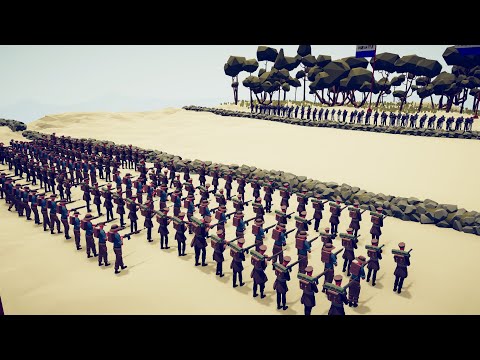 BRITISH ARMY vs FRENCH ARMY - Totally Accurate Battle Simulator | TABS