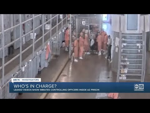 Newly leaked Florence, Arizona prison video shows inmates trap officers in stairwell
