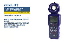 Formaldehyde and Humidity Tester