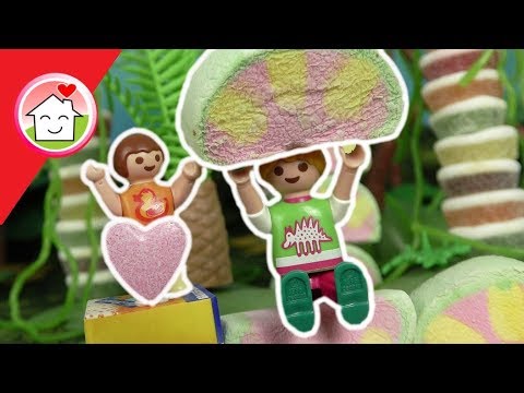 Playmobil Familie Hauser im Süßigkeiten Dschungel - Geschichte für Kinder - Film deutsch