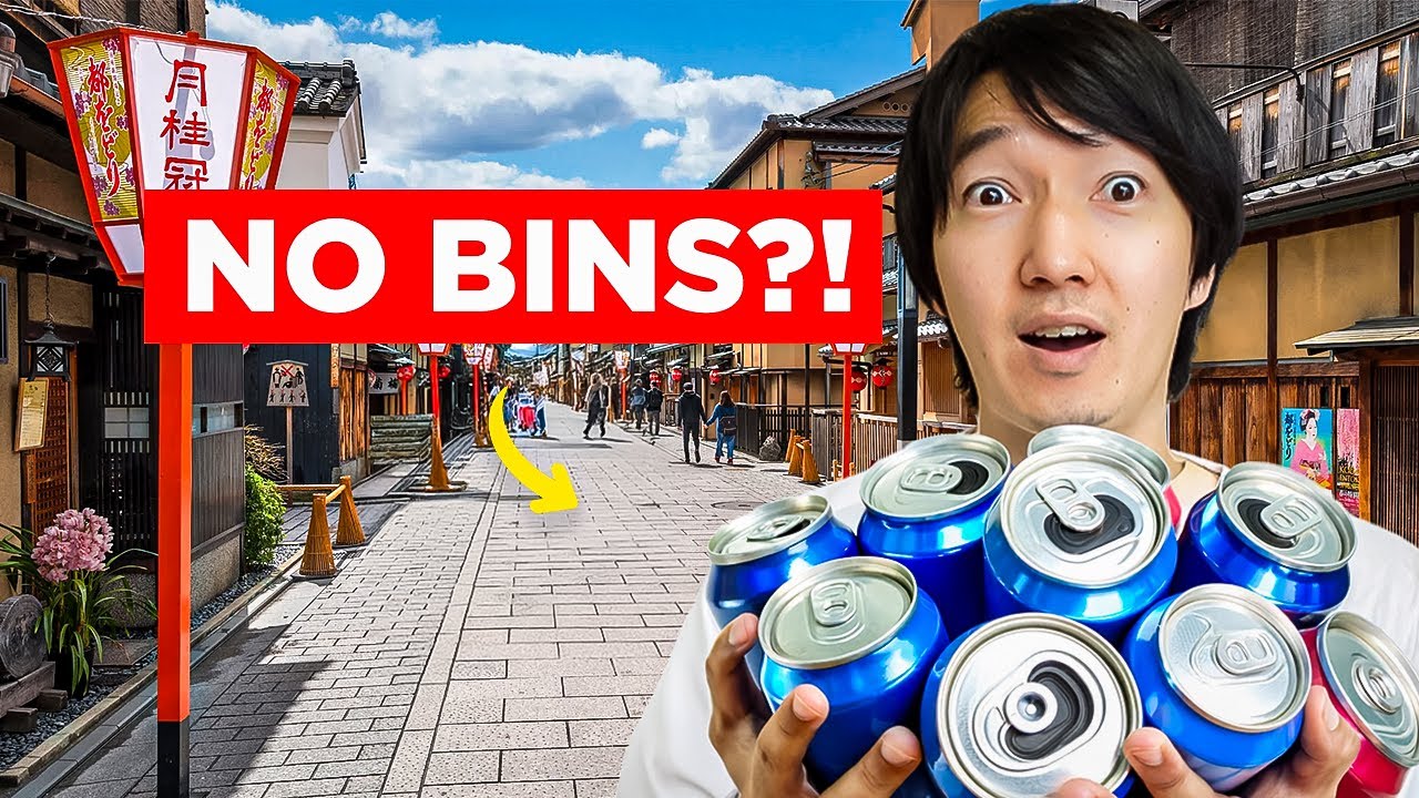 Why Japan Never Puts Out Trash Cans But Stays So Clean