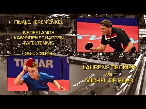 NK Tafeltennis Zwolle - Finale HEREN enkel 20.03.2016