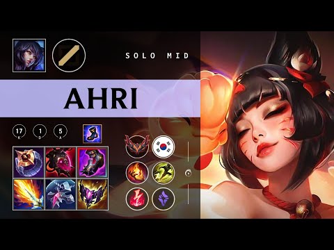 Ahri Mid vs Irelia - KR Grandmaster Patch 26.02
