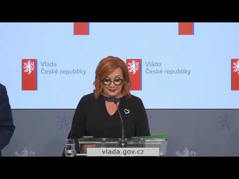 Úvod tiskové konference po jednání vlády