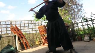 Habatakukai Martial Arts:  Jo or Short Staff Movement