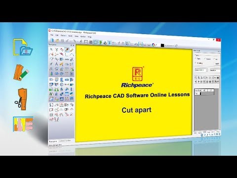 Richpeace CAD Software Online Lessons-Tip of the day-Cut Apart (V10)